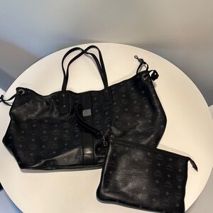 MCM Black Tote Bag Sleek and Versatile